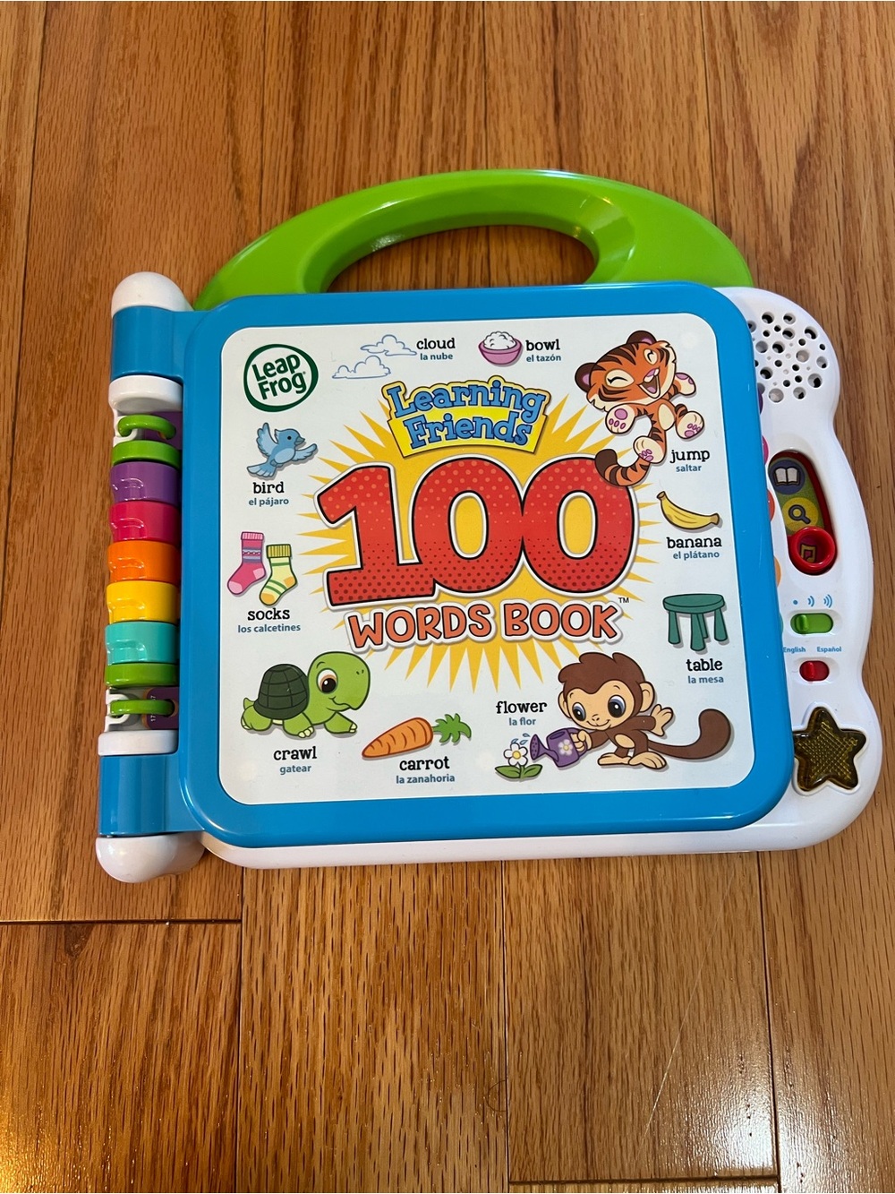 Learning Friends 100 Words Book - Blue & Green